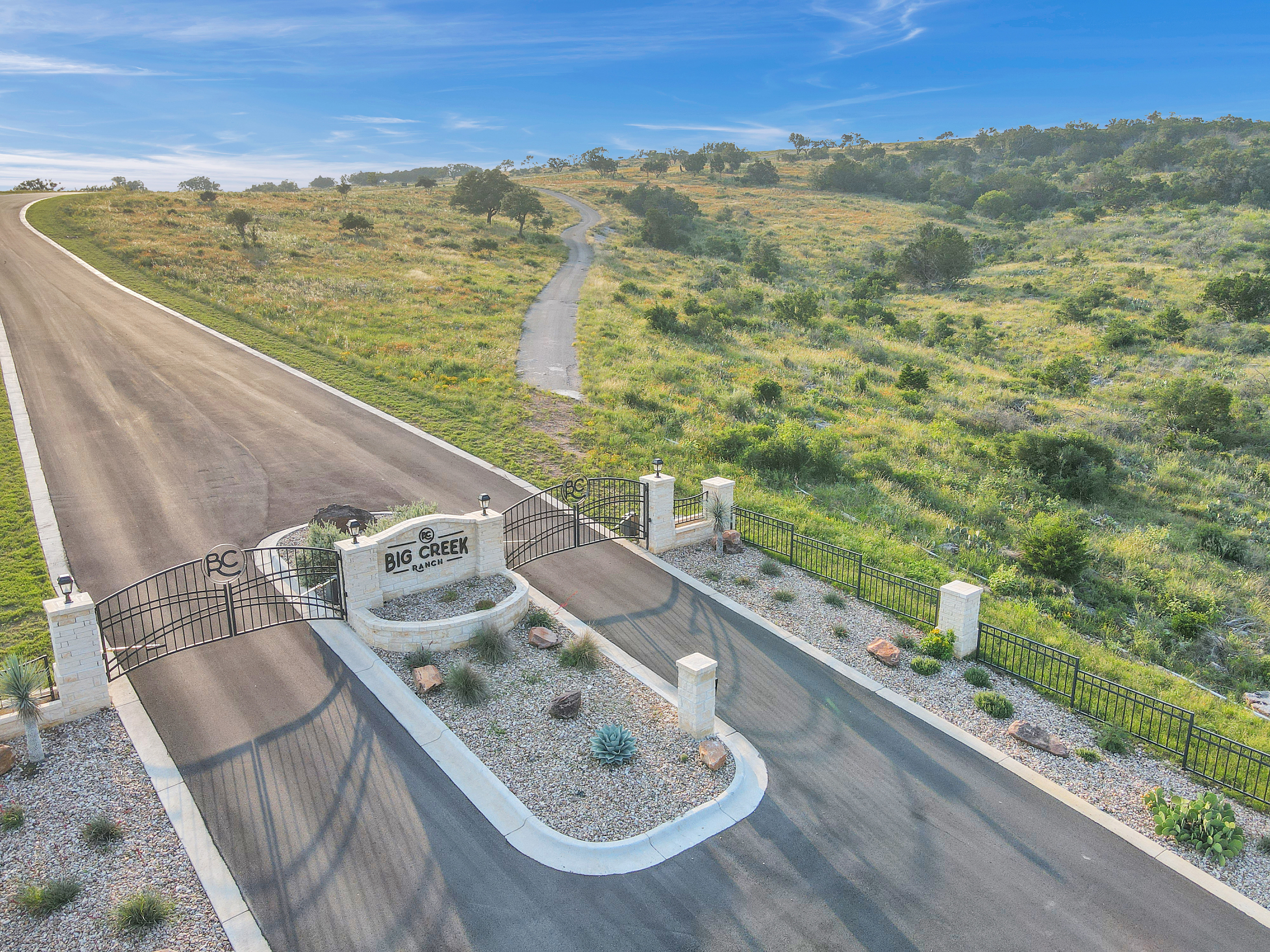 Entrance to Big Creek Ranch - Start of Parcel